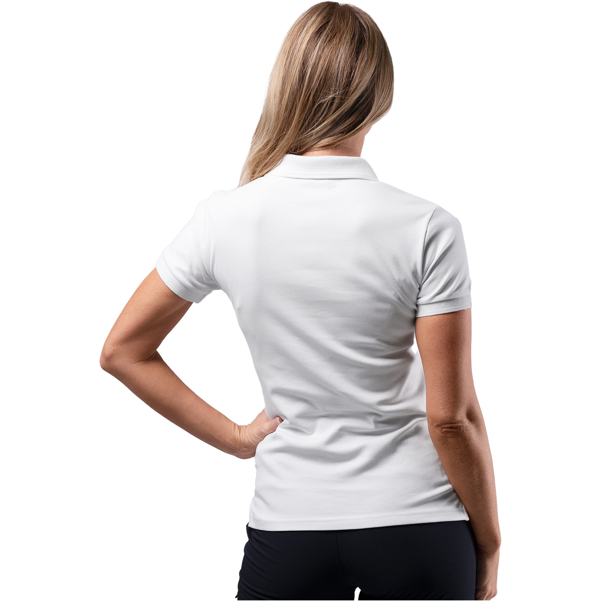Zhik Womens Pima Cotton Polo POL-0170-W-WHT - White